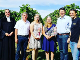 Franziska I. bei der Eröffnung der Weinkulttour 2019